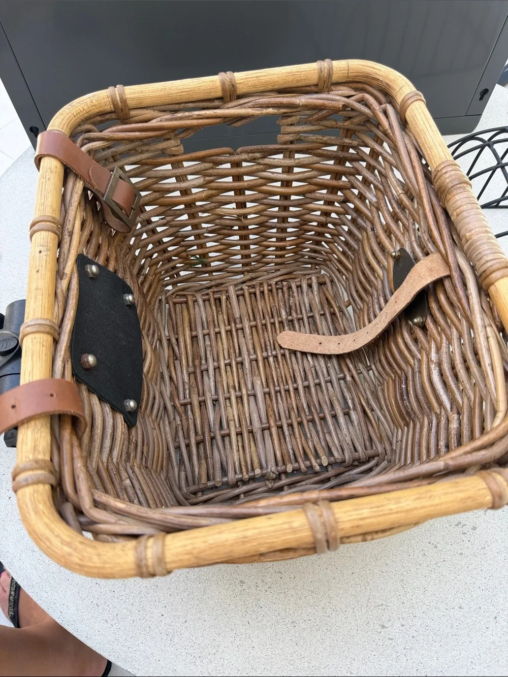 Nantucket bike basket co. Wicker Market Basket bicycle